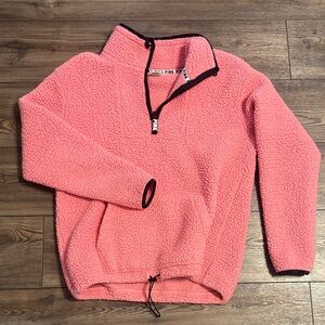 Victoria's Secret Pink Sherpa Quarter Zip
